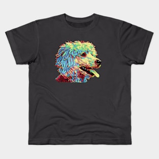 Prismatic Poodle Kids T-Shirt